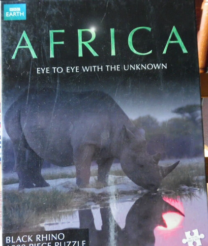 Jigsaw africa black rhino 1000 - africa,