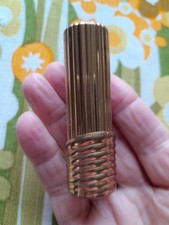 Vintage Elizabeth Arden Brass Case Lipstick Red Today Prop Collectable