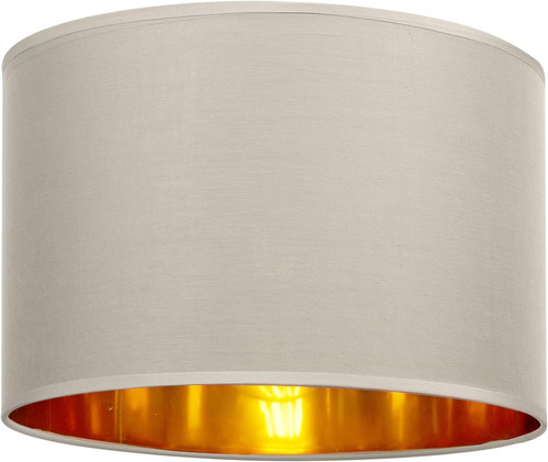 Fabric lamp shades with golden - fabric,