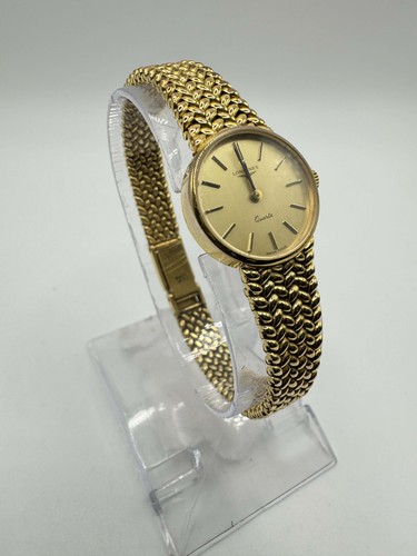 9ct gold longines quartz - gold,