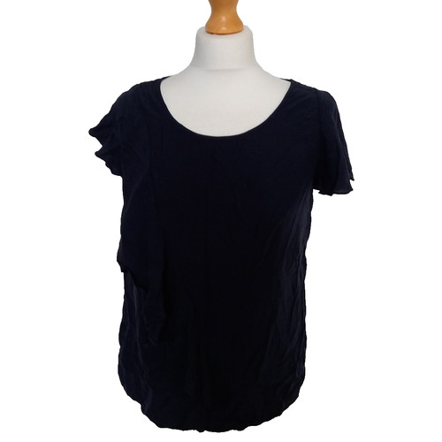 Promod navy blue - frill, front