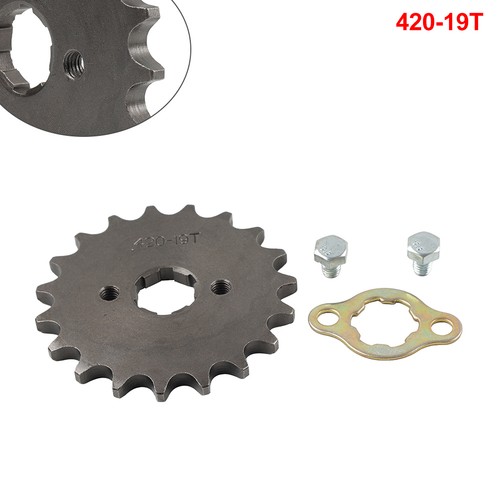 420 chain 20mm 19t - 19t, front