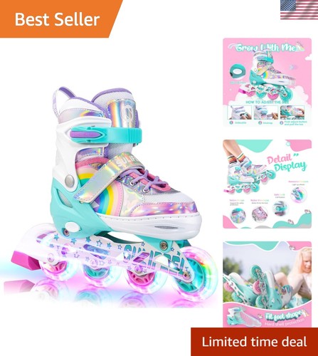 Rainbow unicorn inline skates - inline,