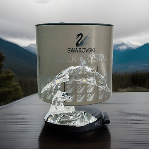 Swarovski crystal dolphin a - on,