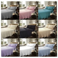 Flannelette fitted sheet 100 - flannelette,