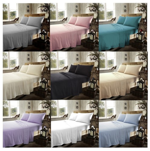 Flannelette flat sheet 100 - flannelette,