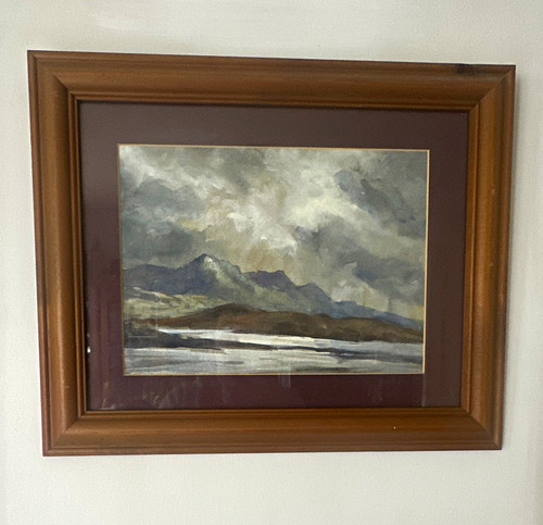 Glencoe scotland oil painting - oil,