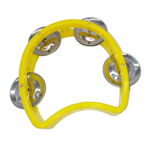 Tambourine plastic handheld - plastic,