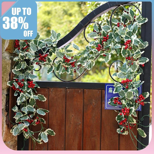 Christmas garland holly - 2m,