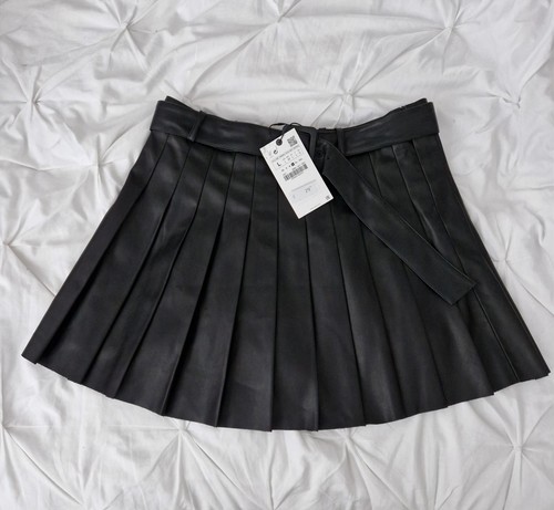 Zara black faux leather - black,