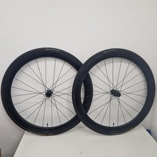 Alexrims CF45 carbon wheelset, 45mm rims, Disc brakes. Shimano freehub