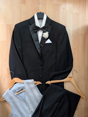 Men black tie tuxedo - 🔥men's,
