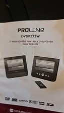 7in Wide Screen Twin Player In-car DVD Player - Never been used 