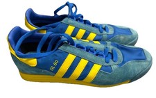 Adidas Originals SL 80 Trainers Glory Blue Yellow Sneakers Size UK 7