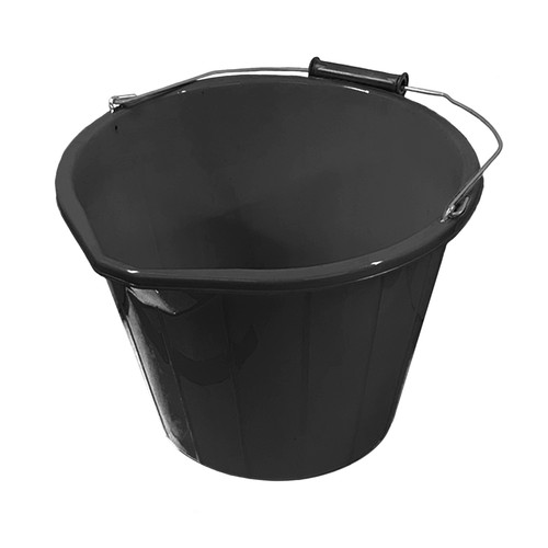 Gallon 14l black plastic - gallon,