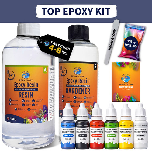 750g fast cure epoxy resin - fast, kit