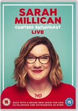 🆕SARAH MILLICAN: CONTROL ENTHUSIAST: LIVE (2018) (DVD 2018) RGN 2 BBFC 15