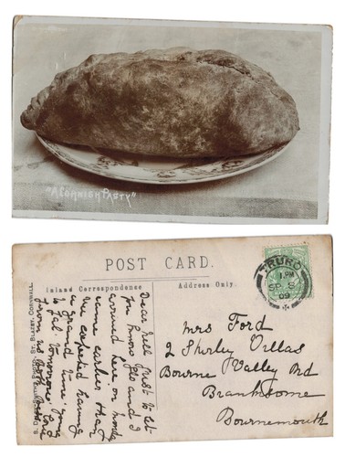 Vintage postcard a cornish - a,