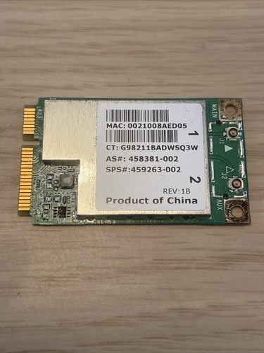 Wifi card 458381 002 - 458381-002, wireless