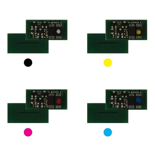 Toner chip c k fits - chip, y/m/c/k