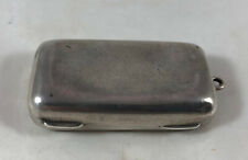Edwardian Silver Cheroot Holder Case A & J Zimmerman Birmingham 1906 EZX