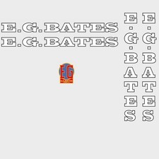 E.G.Bates Bicycle Decals, Transfers, Stickers n.1
