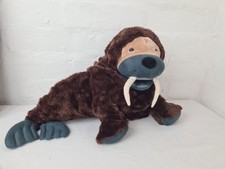 Rare Manhattan Toy Company Warren Walrus Wildlife Collection Hand Puppet Large 