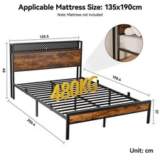 Heavy Duty Bed Frame with