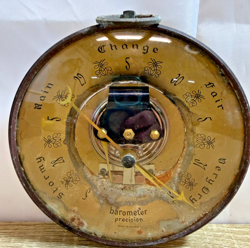 Vintage french aneroid - vintage,