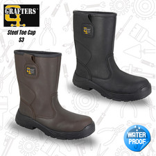 Mens safety rigger boots - safety,