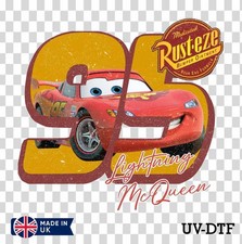 Lightning McQueen Car UV DTF