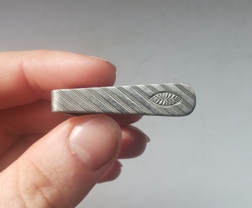 Vintage tie clip diagonal - clip,,