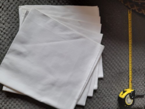 White linen napkins 60x60 - linen,
