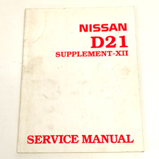 Nissan D21 Supplement-XII