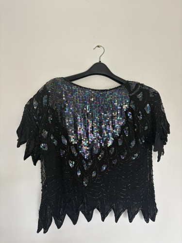 Vintage 100 silk - silk, sequin