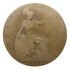 Great Britain Half Penny 1916