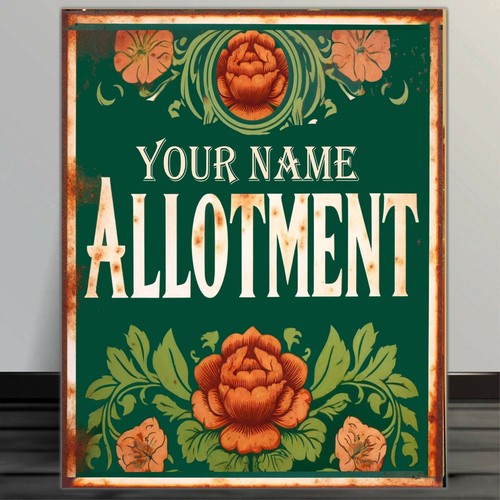 Personalised allotment garden - personalised,