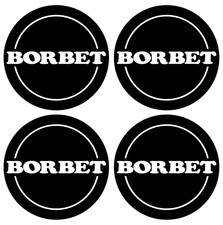Borbet Centre cap gel badges -