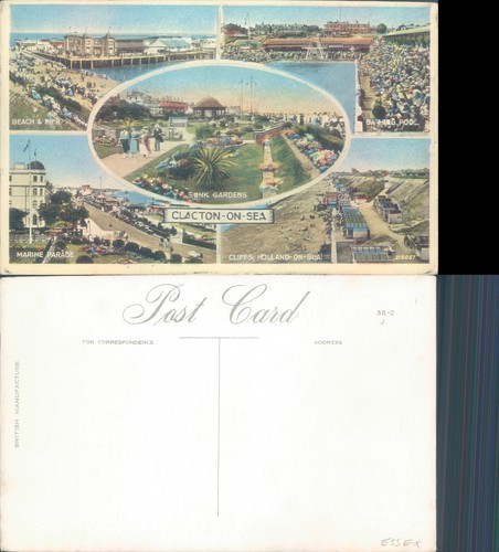Clacton sea beach and - sea,