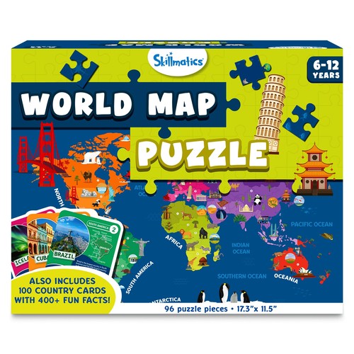 World map puzzle piece - puzzle,