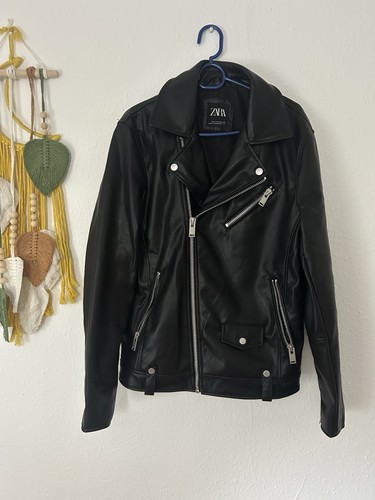 Zara faux leather - zara, jacket
