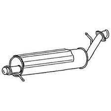 Klarius Centre Pipe & Silencer