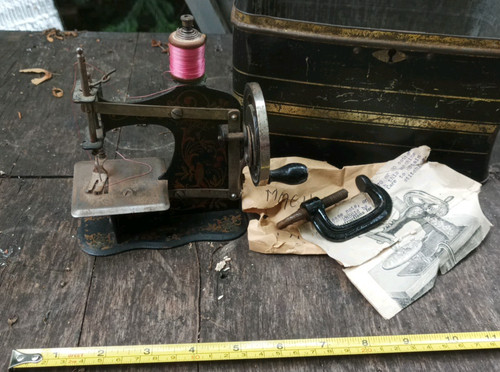 Vintage antique toy sewing - vintage,
