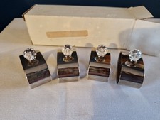 Set Of 4 Beautiful Silver