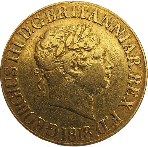 1818 george iii gold full - iii,