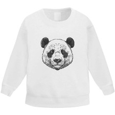 'Panda Head' Kid's Sweatshirt