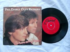 PHIL EVERLY / CLIFF RICHARD - She Means Nothing To Me 7" - 1983 UK