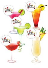 COCKTAIL Drinks Edible Toppers