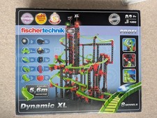 Fischertechnik Dynamic XL 1250 marble run construction set with lights & motors