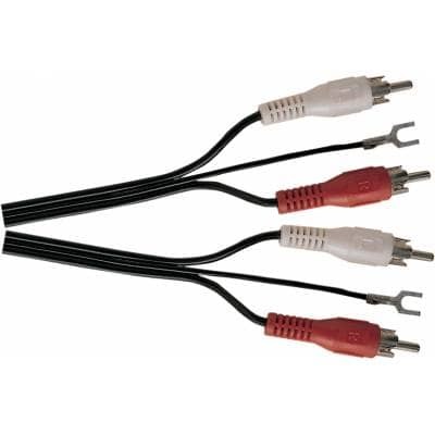 Twin rca phono cable screened - rca,